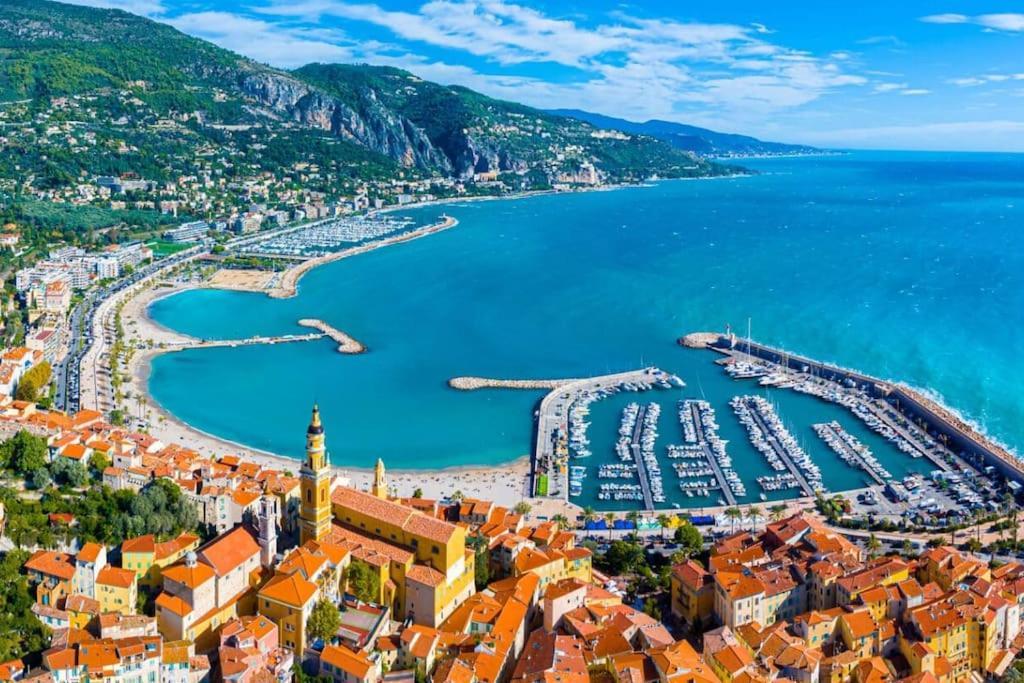 Riviera Prestige - Front De Mer - Terrasse - Parking Roquebrune-Cap-Martin Exterior foto